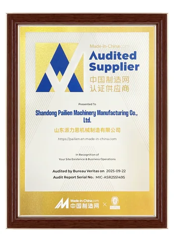 Made-in-China supplier assessment record