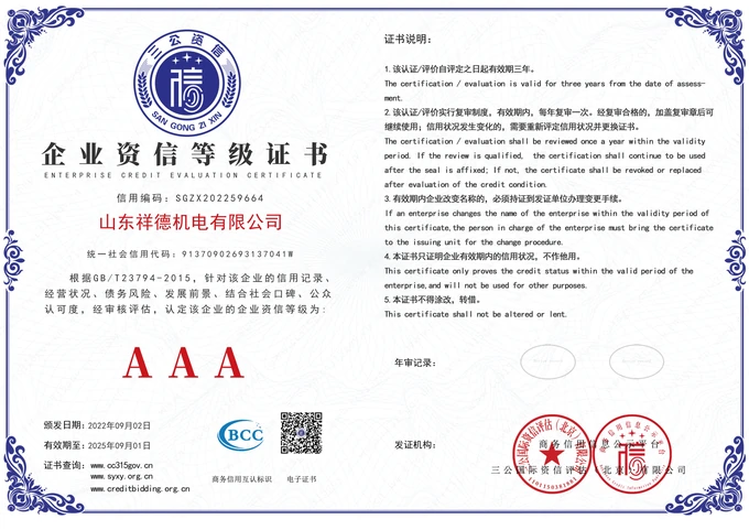 Сертификат корпоративной кредитоспособности AAA