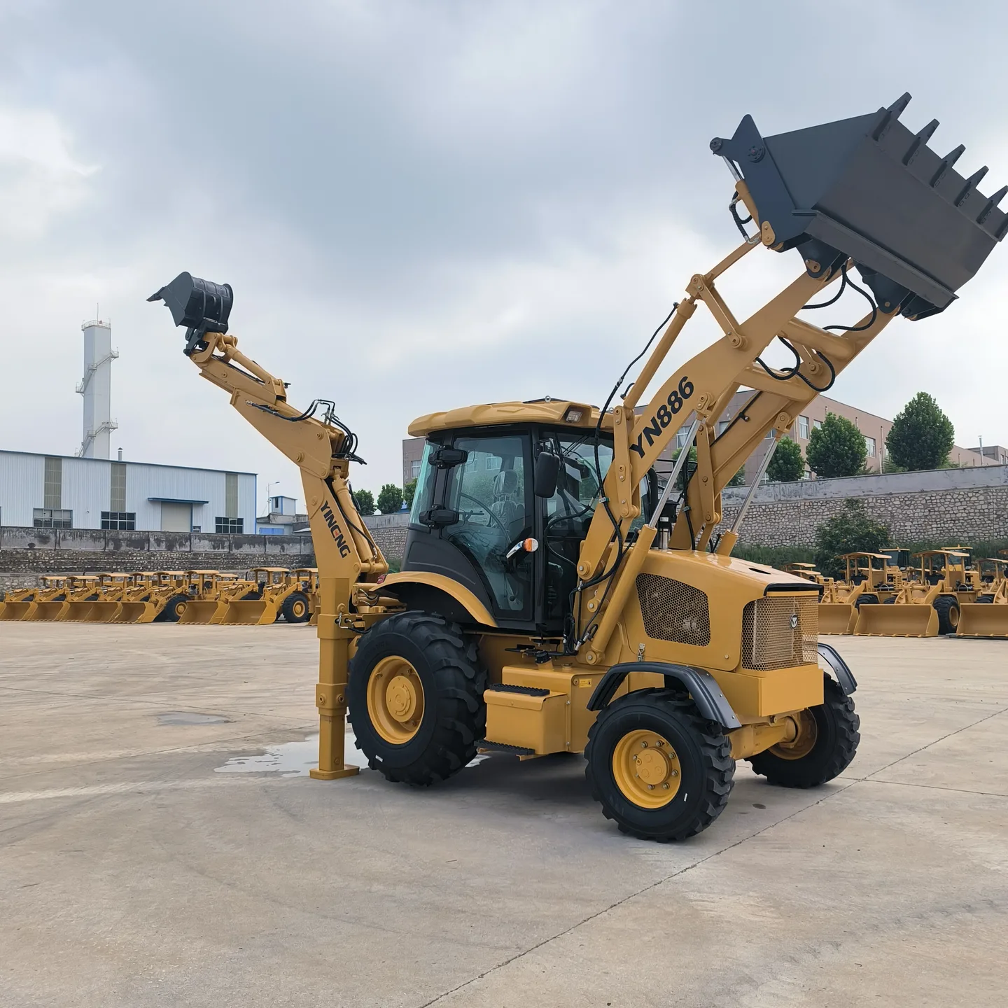 YN886 Backhoe Loader — 1